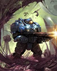 Starcraft Marine Aleksei Grechenyuk Starcraft Game Art Starcraft 2