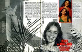 De volta ao brasil, foi convidada pelo produtor paulinho lima para gravar seu primeiro lp, ângela ro ro, pela polygram, em 1979. Angela Ro Ro E Zizi Possi Inimizade Colorida Reportagem Da Revista Manchete Em 1981 Pagina 1 2 Fatos E Fotos Fotos 1