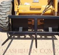 SKID STEER 3 SPEAR ON 5' WIDE FRAME