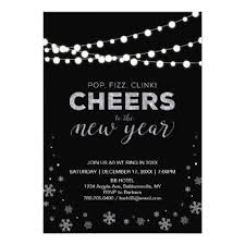 Silver New Years Eve Corporate Holiday Party Invitation Zazzle Com Corporate Holiday Party Corporate Holiday Party Invitations Invitation Card Party