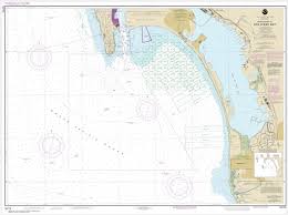 Noaa Chart Approaches To San Diego Bay 18772