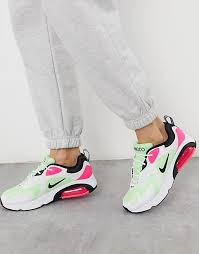 That you may get with these bargain products in the images opposite but these are not of the exact shoes you will receive and the defects may be. Nike Air Max 200 Trainers In White Green And Pink Asos