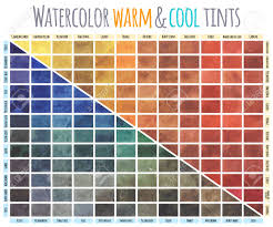 watercolor mixing chart colors mixing in equal guantities with