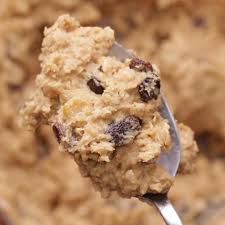 Oatmeal Raisin Chickpea Cookie Dough Recipe By Tasty Recipe Chickpea Cookie Dough Cookie Dough Recipes Chickpea Cookies