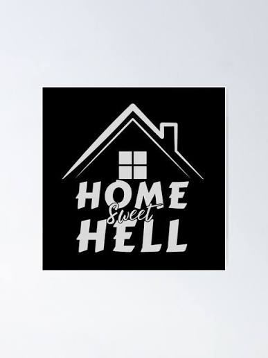 Home sweet hell" Poster for Sale by Try-It | Redbubble