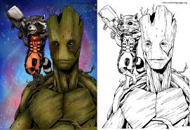 But the roots of groot are much deeper and there are some buried secrets that most fans have not yet discovered. Coloring Book By Ashley Uveges At Coroflot Com