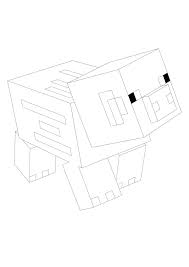 Minecraft Pig Coloring Pages 2 Free Coloring Sheets 2021 In 2021 Free Coloring Sheets Minecraft Pig Minecraft Coloring Pages