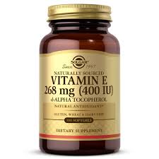 Vitamin e is a vitamin that dissolves in fat.it is found in many foods including vegetable oils, cereals, meat, poultry, eggs, fruits, vegetables, and wheat germ oil. Vitamin E 268 Mg 400 Iu Alpha Softgels Solgar