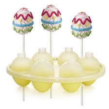 Cake pops are fantastic for parties and celebrations. 6 Hole Silicone Easter Egg Shaped Cake Pop Mould Lakeland