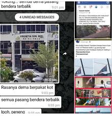Berlaku di salah sebuah sekolah di pahang. Bendera Terbalik Isyarat Si Pemasang Lebih Patriotik Dari Pihak Yang Mengecam Independent