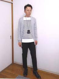nunuhomme saint jamesのtシャツ カットソーを使ったコーディネート wear ファッション シャツ ファッションコーディネート