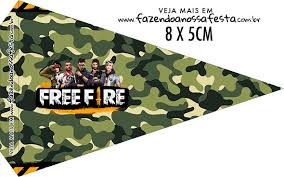 Invitaciones de cumpleaños editables gratis creá gratis tu propia tarjeta de invitación personalizada. Bandeirinha Sanduiche Para Imprimir Free Fire Fazendo A Nossa Festa