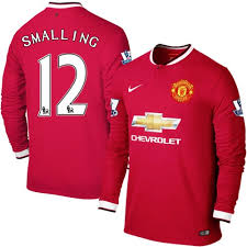 Man united trikot / adidas manchester united heim trikot 2015/16 mit. Men S 12 Chris Smalling Manchester United Fc Jersey 14 15 England Football Club Nike Authentic Red Home Soccer Long Sleeve Shirt