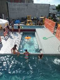 Macro Sea Turns Dumpsters Into Swimming Pools Shipping Container Swimming Pool Container Pool Shipping Container Pool