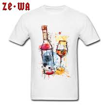 Serta agar anda memperoleh ribuan like dari photo baju terbaru yang telah kalian unggah & dipakai status keren di media sosial anda. Oktoberfest T Shirt Art Design Men T Shirt Red Wine Bottle Printed Clothing Graffiti White Tops Adult Cotton Tees Personalized T Shirts Aliexpress