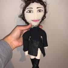 Handgemachte "Emily" Stoff Kunst Rag Puppe OOAK