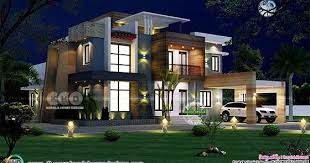 Ultra Modern House Plan With Estimated Construction Cost Kerala House Design Modern House Design Contemporary House Design