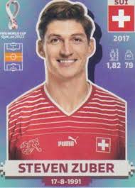 Offer Soccer Cards Steven Zuber Switzerland Panini World Cup Stickers 2022