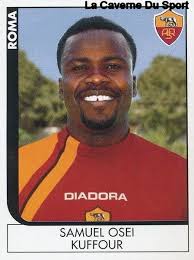 367 SAMUEL KUFFOUR GHANA AS ROME STICKER FOOTBALLERS 2006 PANINI
