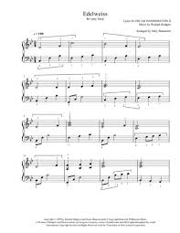 Edelweiss easy piano solo pdf sheet music Edelweiss Arranged For Easy Harp Sheet Music Pdf Download Sheetmusicdbs Com