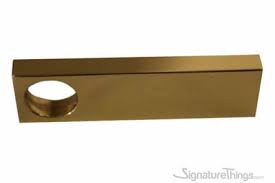 Emtek 86150 7/8 solid brass modern finger cabinet pull. Modern Large Rectangular Brass Cabinet Finger Pull Signaturethings Com