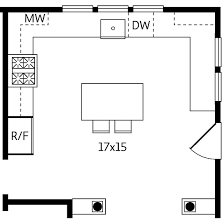 u shape kitchen layout