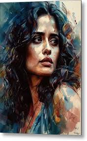 Hayek Metal Prints and Hayek Metal Art for Sale