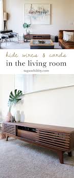 One Way To Hide Wires In A Living Room Interior Design Rustic Local Furniture Affordable Furniture
