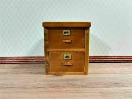 Shop our best selection of walnut filing cabinets for home & office to reflect your style and inspire your home. Dollhouse Miniature 2 Drawer Wood Office File Cabinet Walnut T6562a For Sale Online Ebay