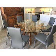 The first explicit definition we could find of its length was after 1066 when it was defined as the length of three barleycorns. Teak Wood Root Dining Table Made For 70 Inch Round Glass Top By Chic Teak Only 1 187 50