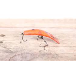 Helin Flatfish X4 Fishing Lure Orange Fishing Decor By