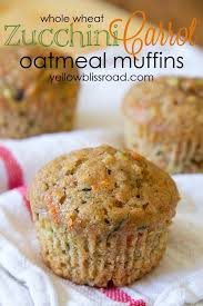 Zucchini Carrot Oatmeal Muffins With Whole Wheat And Golden Raisins Recipe Baby Food Recipes Food Recipes
