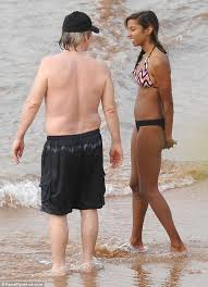 Maher is known for his political satire and sociopolitical. Bill Maher Soaks Up Sun With Bikini Clad Girlfriend Anjulie Persuad In Hawaii Daily Mail Online