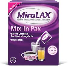 Relieves occasional constipation by attracting water in the colon to ease, hydrate and soften stool to increase the frequency of bowel movements · 26.9 oz bottle . Amazon Com Miralax Miralax 1 Dose Powder Packets By Usa Health Household