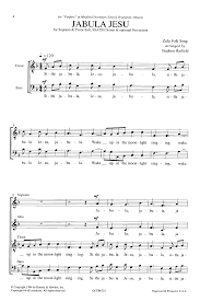 Jabula Jesu Satb By Stephen Hatfield Sheet Music Choral Sheet Music World Music