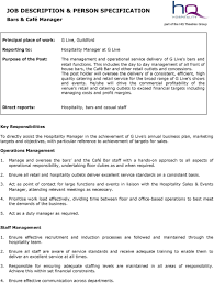 This person specification is designed to help members of interviewing panels judge the qualities of interviewees in a systematic and consistent way and in. Job Description Person Specification Pdf Free Download