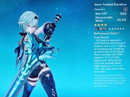 Best 4-Star Weapon For Eula In Genshin Impact: Prototype Archaic Or  Snowtombed Starsilver?