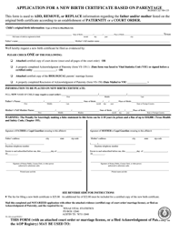 Birth death marriage/divorce adoption paternity partners. Texas Birth Certificate Application Fill Online Printable Fillable Blank Pdffiller