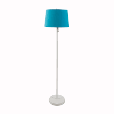 Your Zone 58 White Stick Floor Lamp With Teal Shade Walmart Com Walmart Com Led floor lamps come at various price points, and there are many good lamps available for shoppers who are watching their budgets.