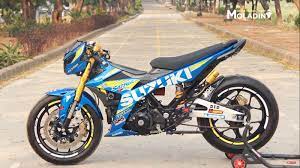 Modifikasi motor satria 2tak modifikasi motor satria 2tak modifikasi satria 2 tak kontes. Modifikasi Satria Fu Gaya Racing Lengkap Dengan Videonya