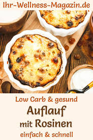 Low Carb Quarkauflauf Mit Rosinen Gesundes Susses Auflauf Rezept In 2020 Rezepte Quarkauflauf Low Carb Dessert