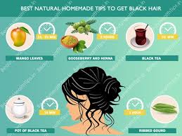 How to make white hair turn black again naturally (home remedies). Best Natural Homemade Tips To Get Black Hair Home Remedies