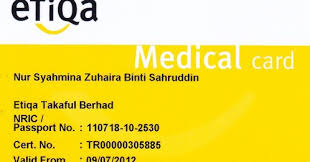 Etiqa is the leading insurance and takaful business in asean. Medical Card Etiqa Takaful