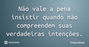 Nao Vale A Pena Insistir Quando Nao T Gacciona