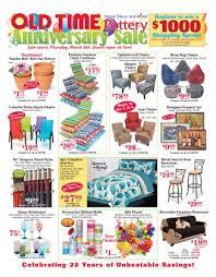 Old Time Pottery Old Time Pottery Pottery Anniversary Sale