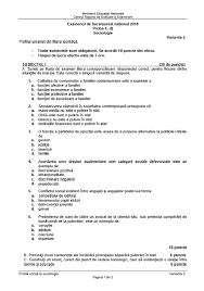 Pentru cei peste 45 de mii de candidaţi a fost ultimul examen scris din această sesiune. Proba La Alegere Bac 2018 Subiecte È™i Barem AbsolvenÈ›ii Au SusÈ›inut Ultima ProbÄƒ A Examenului Stirileprotv Ro