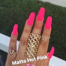 Black And Hot Pink Acrylic Nails Neon Craze Over Our No Secret Nail Lacquer Matte Top Coat Zapora Zaporanaillacquer Www Shopzapora Silver Acrylic Nails Matte Gel Nails Red Acrylic Nails