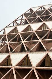 Mahendra Raj Raj Rewal Associates Ariel Huber Hall Of Nations At Pragati Maidan Hall National Architecture