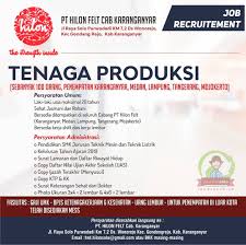 Ots store yang bergerak pada perdagangan retail january 22, 2021; Info Loker Karanganyar Solo