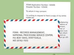 Creates a file request letter that applicants can use to request their fema file. How To Apply For Federal Disaster Assistance With Pictures